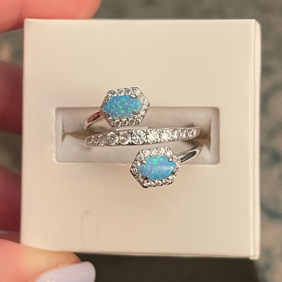 Rhodium ring - Picture 1 of 1